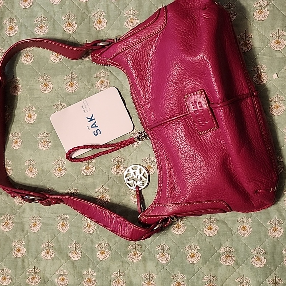 EUC The Sak pink leather handbag